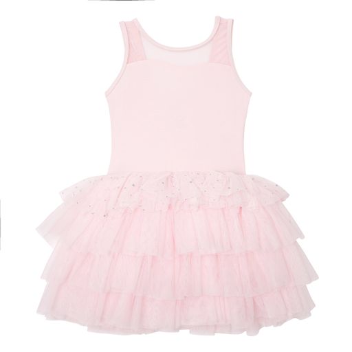 Harriett: Layered Tutu Dress in Pink